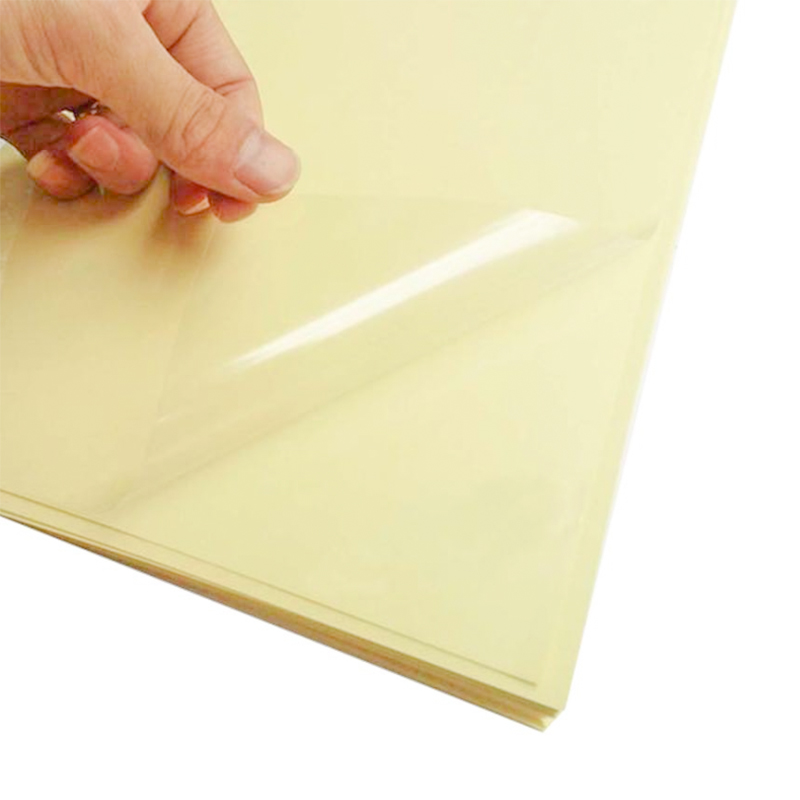 چسب UV فیلم PET شفاف 50 میلی متری با پوشش شیشه ای سفید