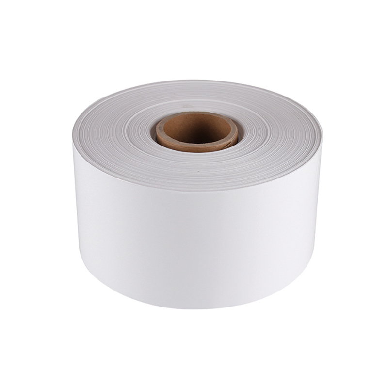 75 میلی متر وینیل سفید مات Yupo PP / چسب حلال / آستر شیشه ای سفید 60 گرم