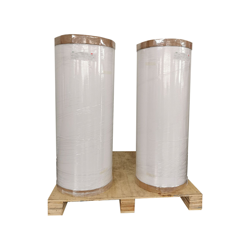 75 میلی متر وینیل سفید مات Yupo PP / چسب حلال / آستر شیشه ای سفید 60 گرم