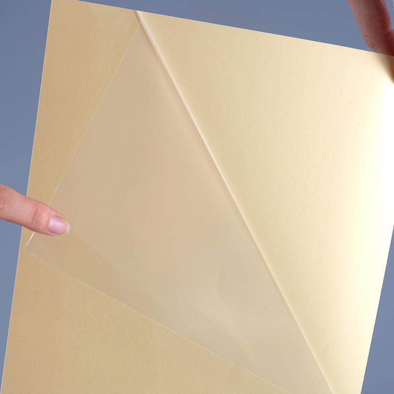 فیلم PET شفاف 25 میکرونی با برچسب های پلی استر شفاف چسب قابل جابجایی