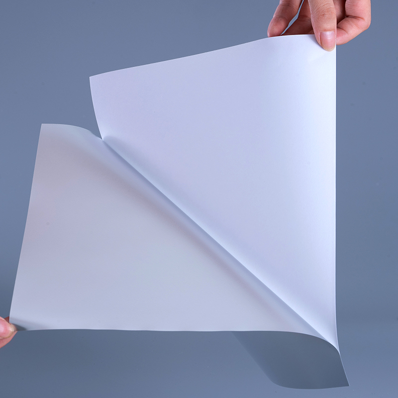 مواد برچسب فیلم پلی استر نقره ای مات 50 میکرونی با چسب اکریلیک پایه آب و پوشش مبتنی بر آب