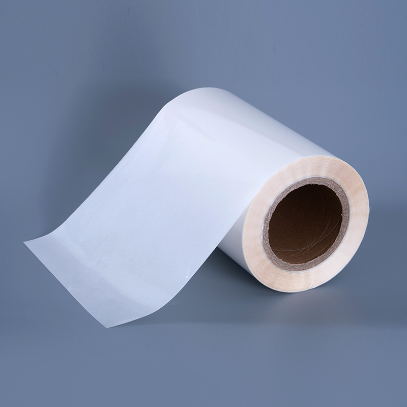 رول جامبو لیبل چاپ برچسب وینیل فیلم پلی استر خود چسب شفاف 50 میکرونی