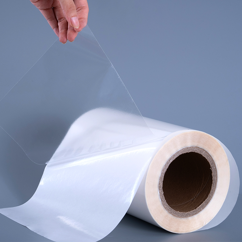 فیلم PET شفاف 25 میکرونی با برچسب های پلی استر شفاف چسب قابل جابجایی