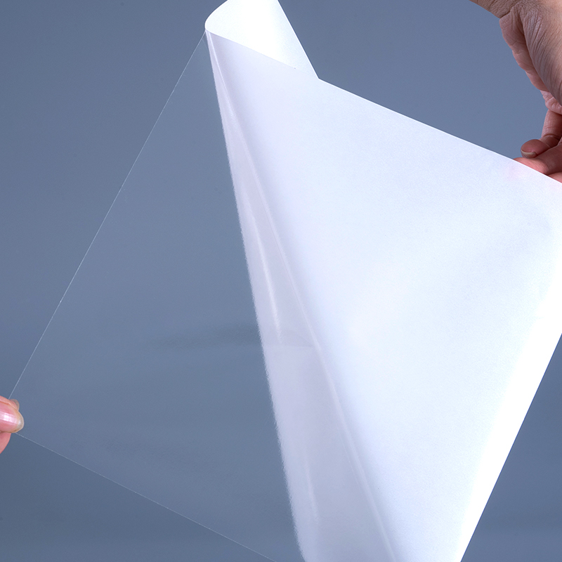 فیلم PET شفاف 25 میکرونی با برچسب های پلی استر شفاف چسب قابل جابجایی