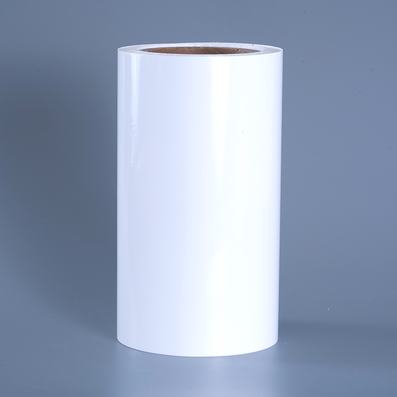 مواد برچسب فیلم وینیل PET 25 میکرونی براق با رول جامبو چسب اکریلیک برای چاپ جوهر افشان
