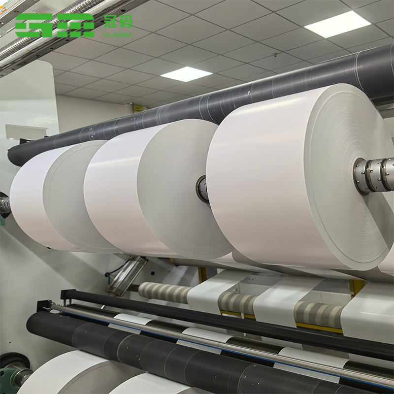 برچسب بسته بندی مواد غذایی چسب کاغذی منجمد مات سفید مصنوعی